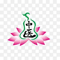 葫芦莲花中医LOGO