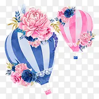 热气球装饰图案