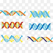 矢量图DNA示意图