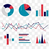 矢量手绘数据图表