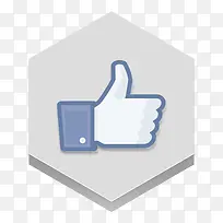 facebook like标志图标