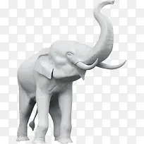 长鼻子的大象装饰素材