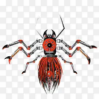 毒蜘蛛机械昆虫