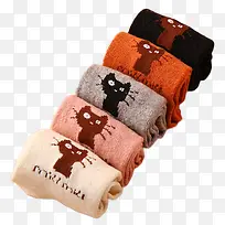 女士棉袜 兔羊毛袜子 保暖袜 