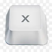 x白色键盘按键