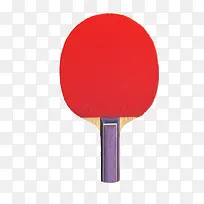 红色乒乓球拍
