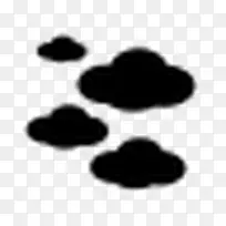 多云气象符号小图标