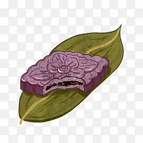 紫米糕手绘画素材图片