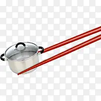 锅具不锈钢筷子创意厨房用品