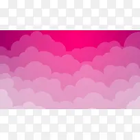 粉红色云彩高清壁纸背景
