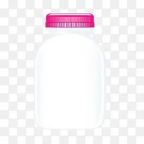 透明牛奶罐子