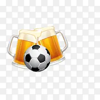 啤酒  足球