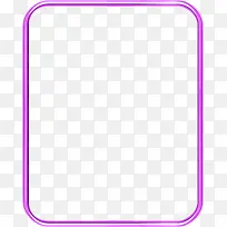 紫色亮光卡通边框