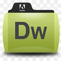 Adobe网页三剑客图标dw