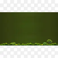纯色背景绿色植物高清背景素材