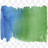 蓝绿色水彩效果图背景图案