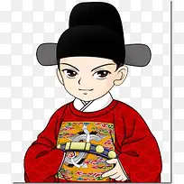 穿状元服的人物