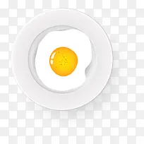 美味的煎蛋食物设计