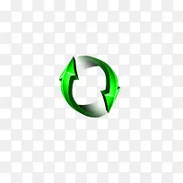 绿色循环箭头