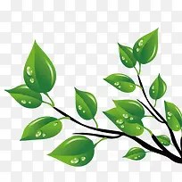 矢量艺术绿色植物