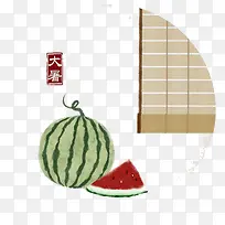 水彩大暑