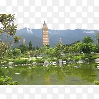 水天一色美景
