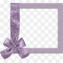 纸质紫色边框相框