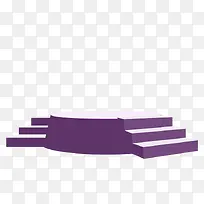 紫色台阶