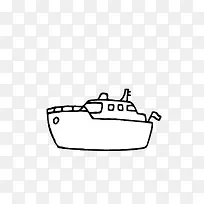 简笔手绘轮船