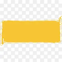 黄色方形标题框