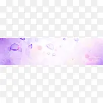 高清炫彩花卉banner背景