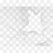 手绘素描手机碎屏