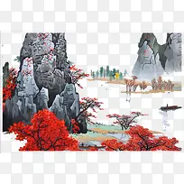 红色山林