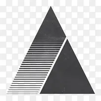 黑色三角形装饰