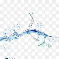 泼洒的水