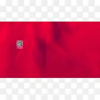 红色背景二维码图片