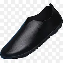 韩版黑色豆豆鞋