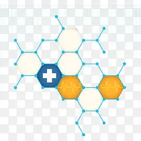 创意医疗背景设计矢量