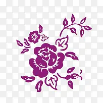 紫薇花装饰图案