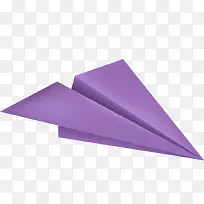 紫色高光折纸飞机