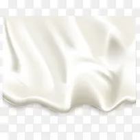 手绘立体丝滑牛奶图案