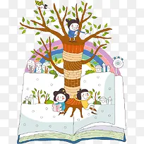 梦幻天真装饰儿童画