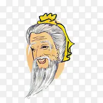 八仙张果老头像素材