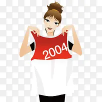 换衣服png元素