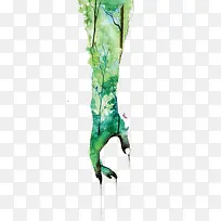 矢量伸手向自然