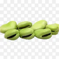 绿色蚕豆豆类素材