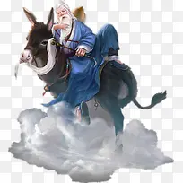 张果老古风手绘