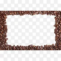 咖啡豆边框