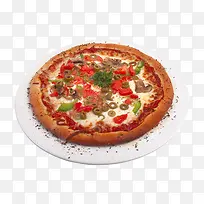 番茄牛肉披萨