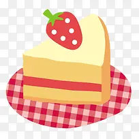 卡通糕点女生最爱草莓水果蛋糕